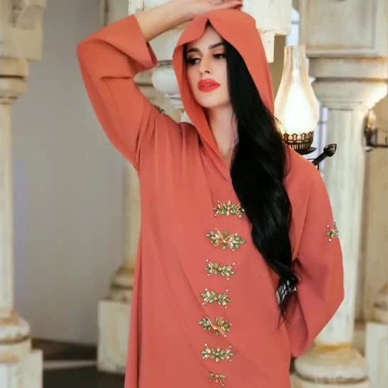 Nuovo prezzo di fabbrica Abaya nero Abito islamico moderno all'ingrosso Abbigliamento musulmano Dubai Donna Abaya Abito kimono da donna